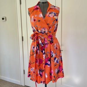Ellen Tracy summer wrap dress